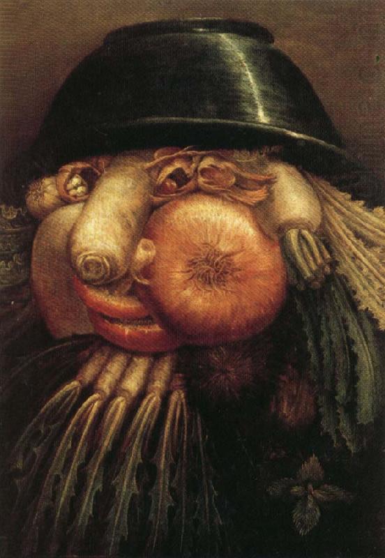 Vegetables in a Bowl or The Vegetable Gardener, Giuseppe Arcimboldo